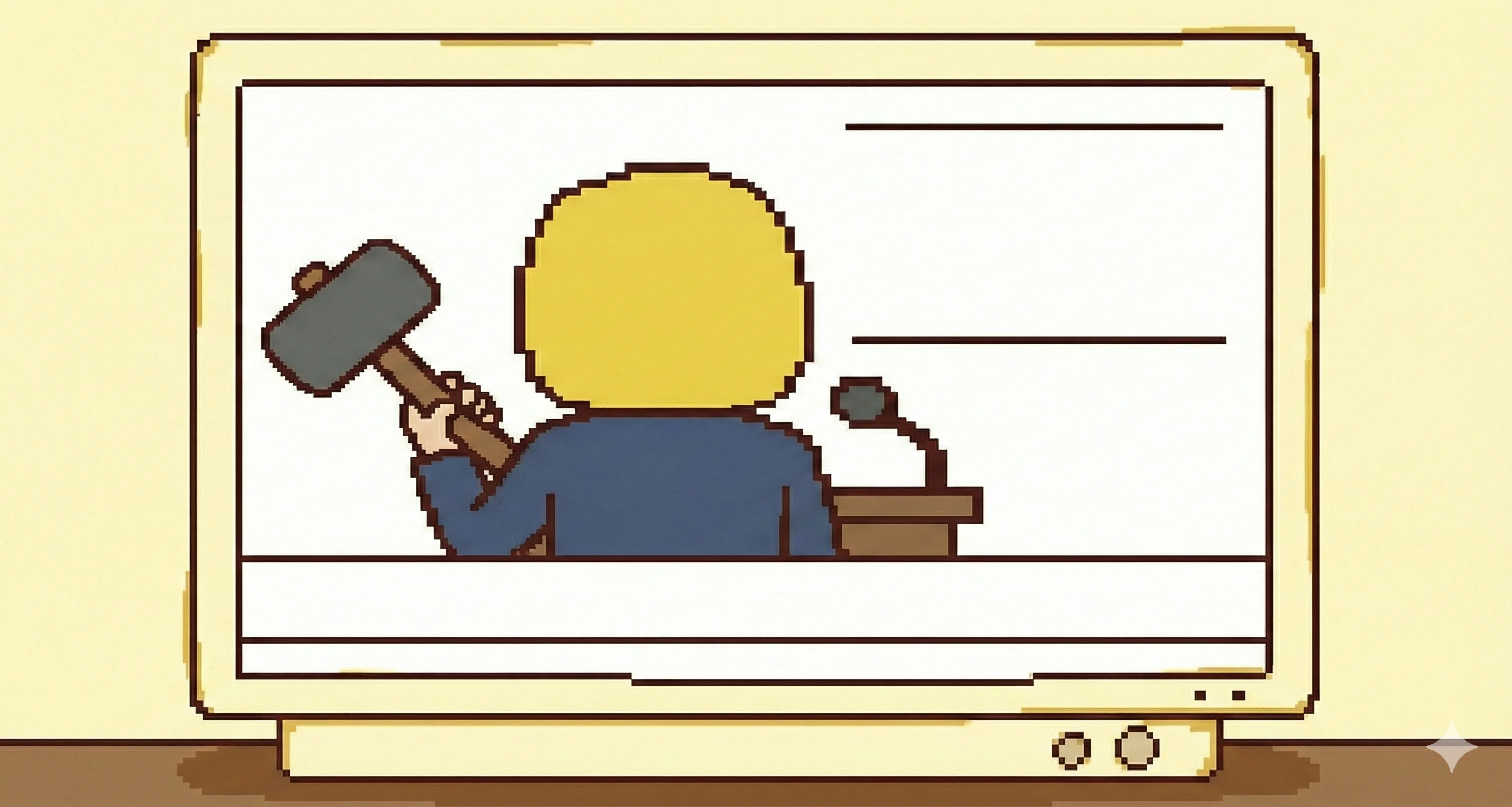 오함마를 쥔 사람