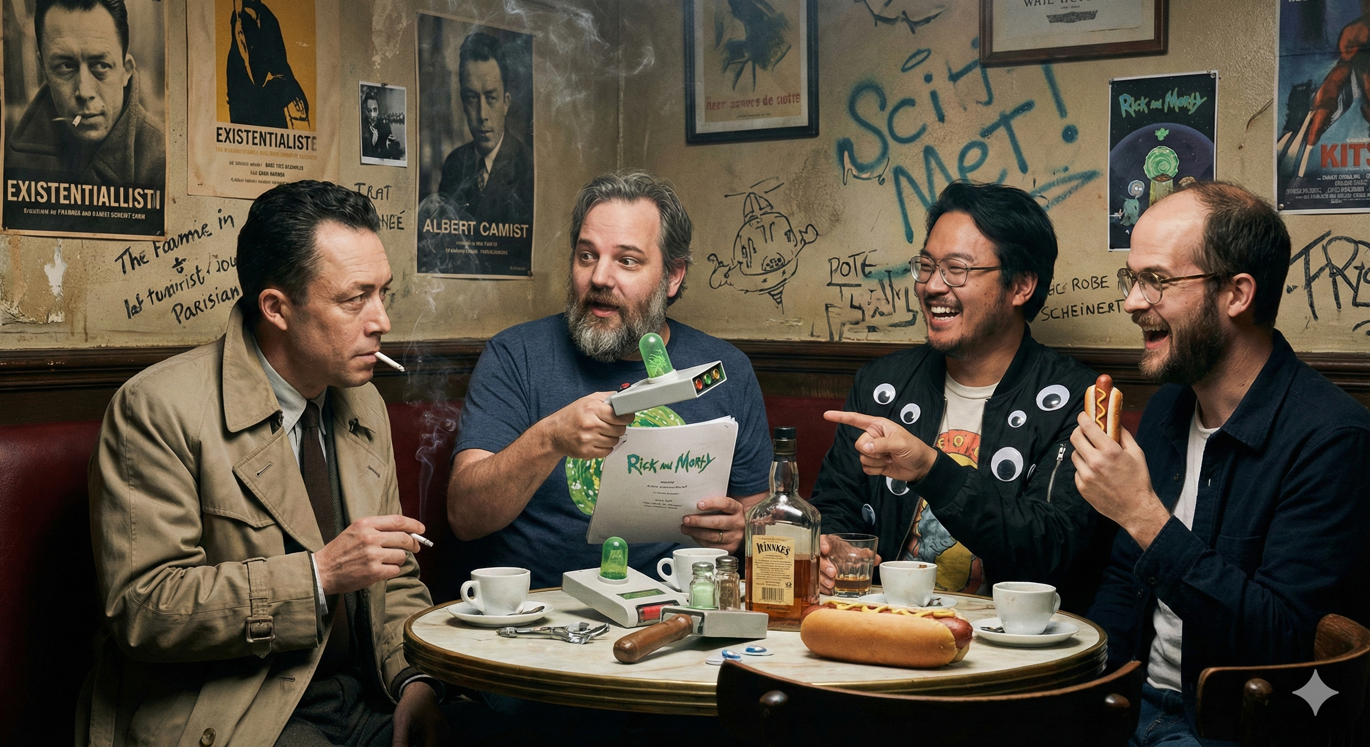 알베르 카뮈, 댄 하몬, 다니엘스 듀오